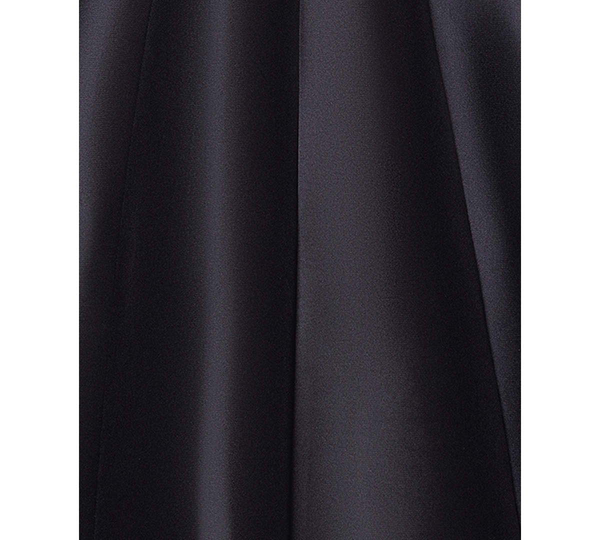 Shop Betsy & Adam Women's Strapless Satin Mikado Party Dress In Black,white