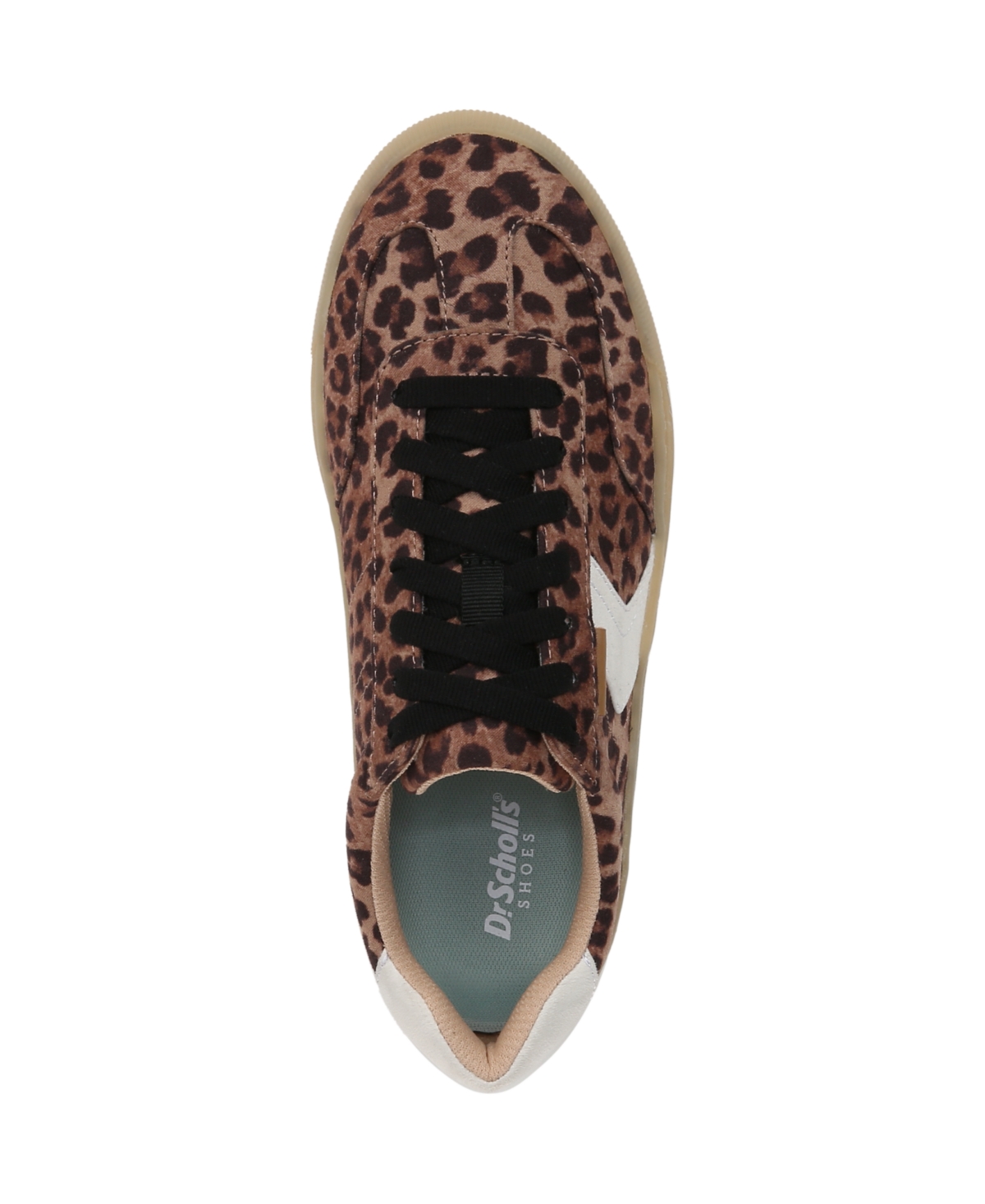 Shop Dr. Scholl's Women's Time Off Win Lace Up Platform Sneakers In Brown,black Microfiber