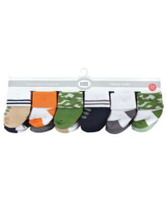 Cotton Rich Baby Terry Socks 24-Pack Set