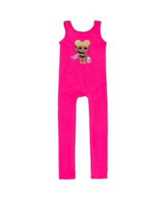 Little Girls Queen Bee Jumpsuit and Fleece Shrug Outfit Set