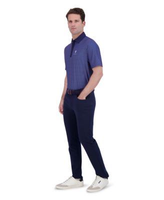 Men's Golf Retro Geo Sports Fit Polo Shirt