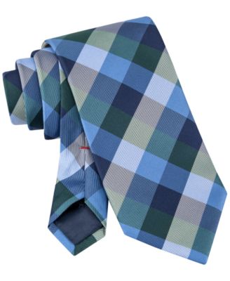 Men's Buffalo Plaid Tartan Tie
