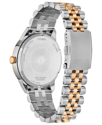 Men's Classic Rolan Two-Tone Stainless Steel Bracelet Watch 40.5mm