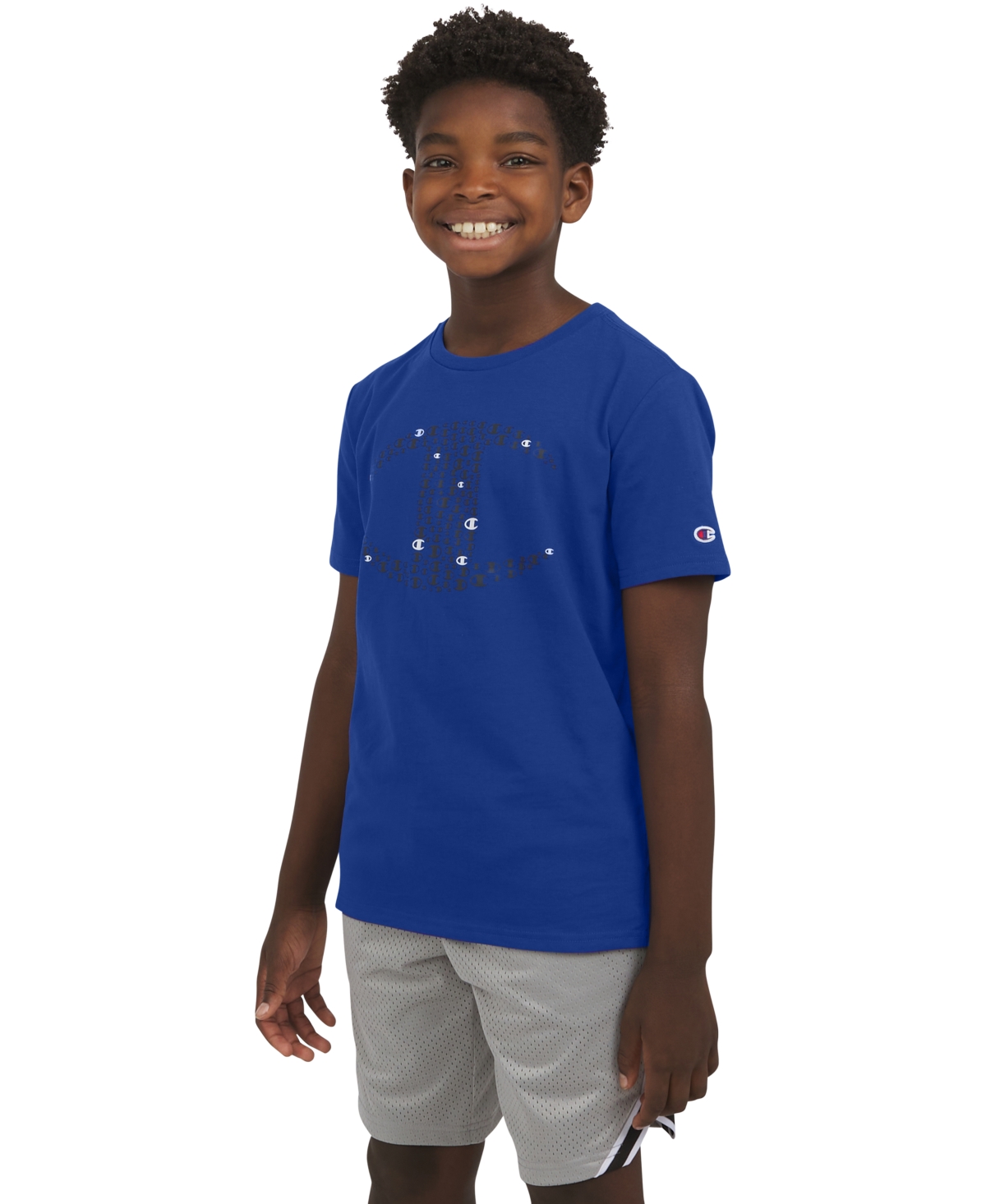 Champion Big Boys Logo Graphic Short-sleeve T-shirt