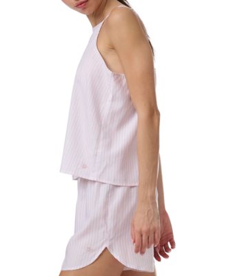 Women's 2-Pc. Striped Cami & Boxer Pajama Set