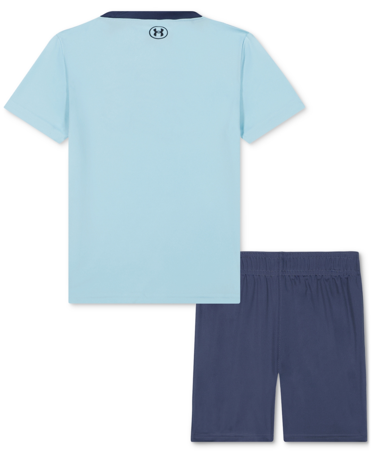 Under Armour Toddler & Little Boy Tech Baseball T-shirt & Shorts, 2 Piece Set In Stream