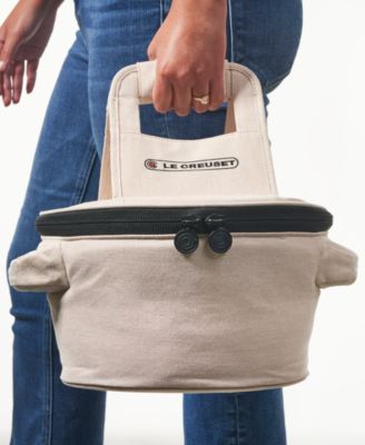Round Dutch Oven Canvas Tote Bag