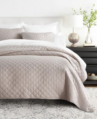 Diamond Stitch 2-Pc. Lightweight Quilt Set, Twin/Twin XL