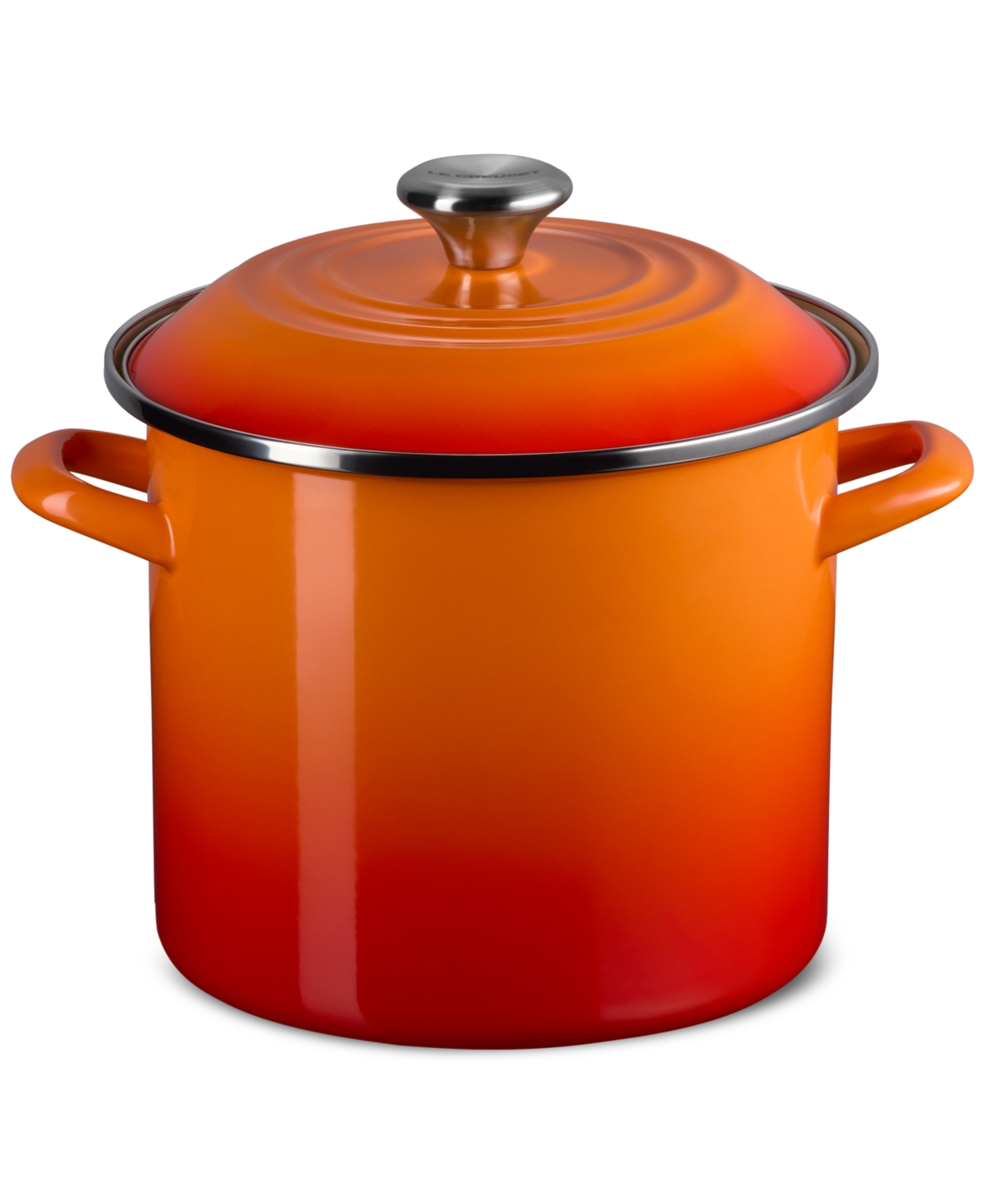 Le Creuset Enamel On Steel 10-qt. Stockpot In Flame