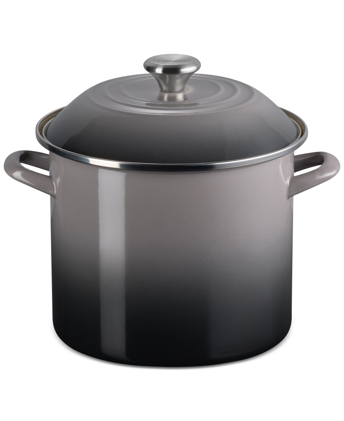 Shop Le Creuset Enamel On Steel 10-qt. Stockpot In Oyster