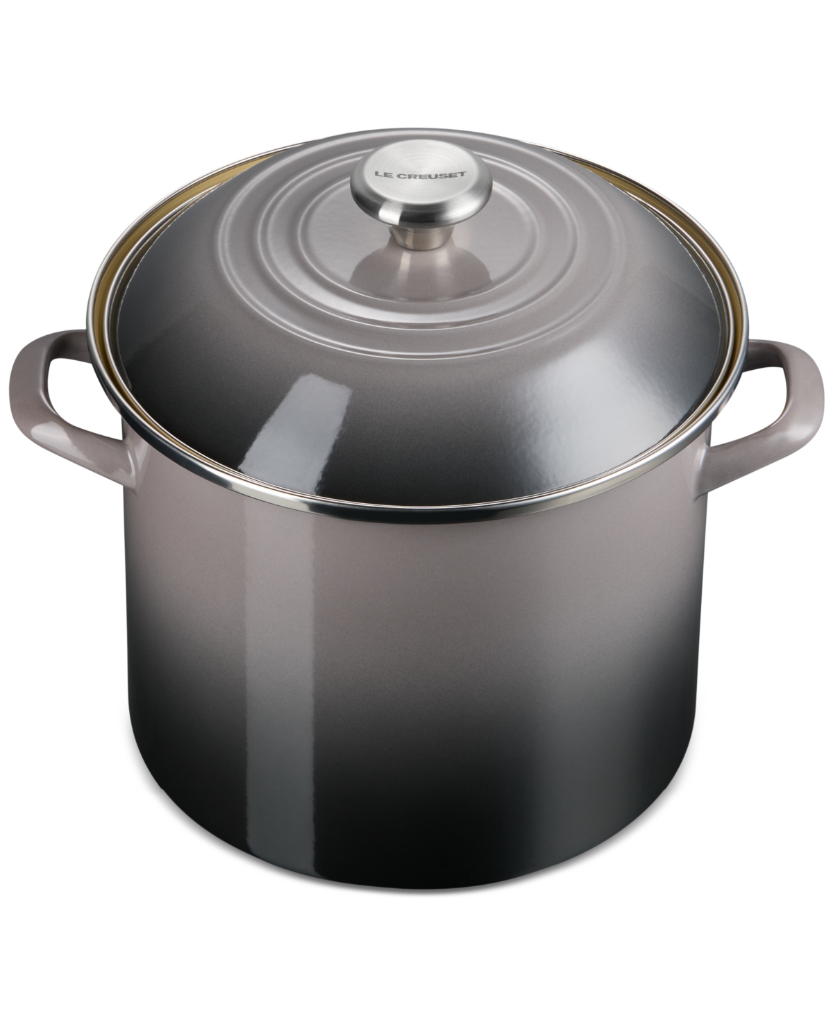 Shop Le Creuset Enamel On Steel 10-qt. Stockpot In Oyster