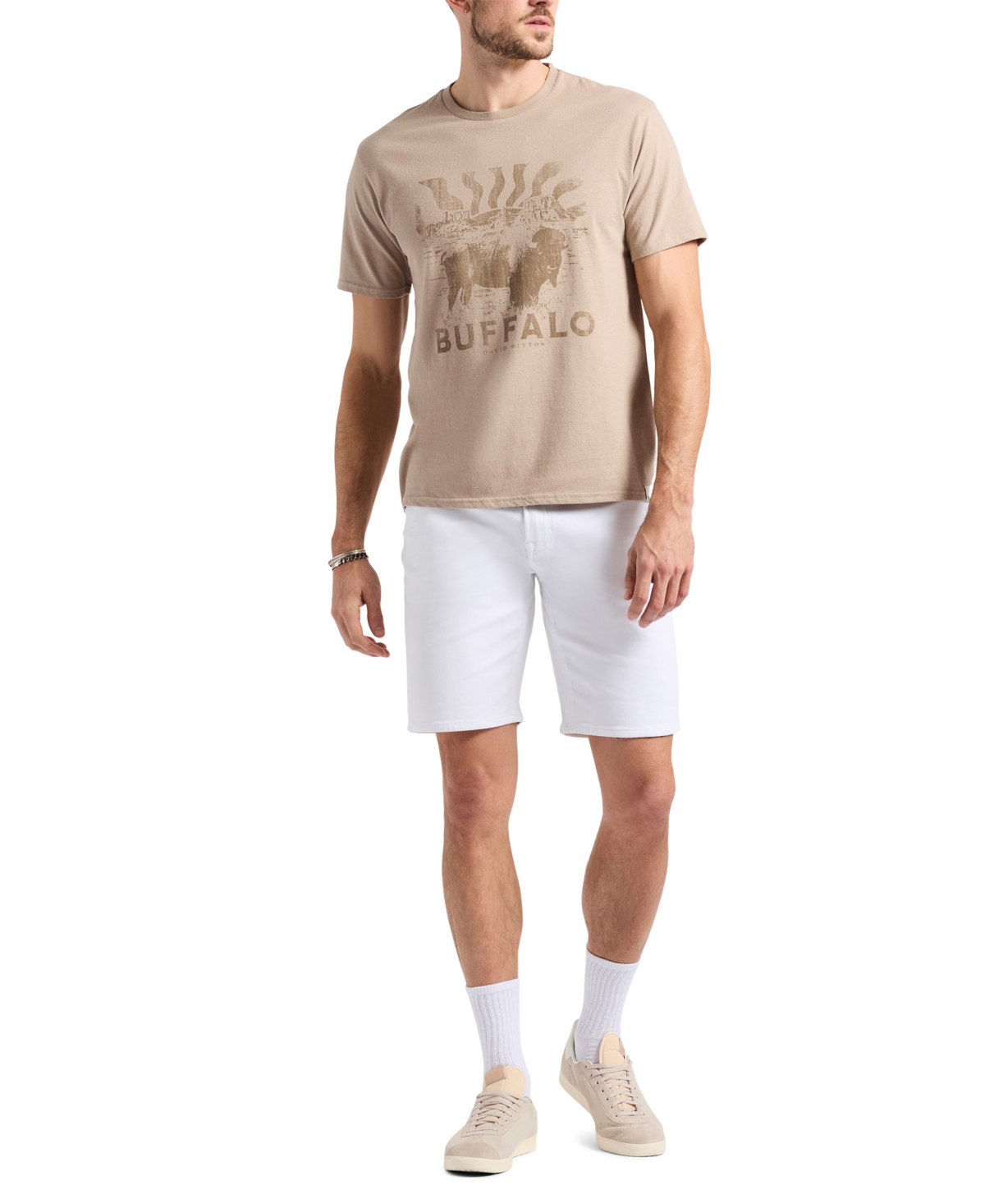 Buffalo David Bitton Men's Buffalo Graphic T-shirt In Tuffet