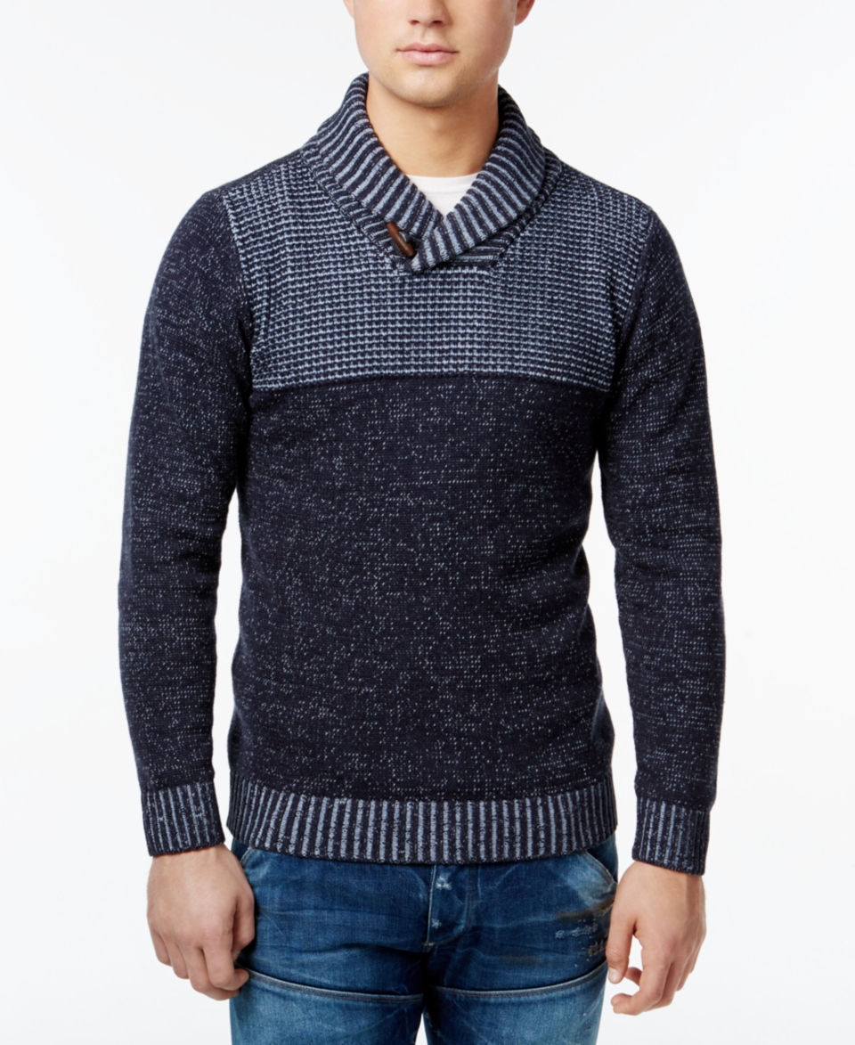 Retrofit Shawl Collar Sweater   Sweaters   Men