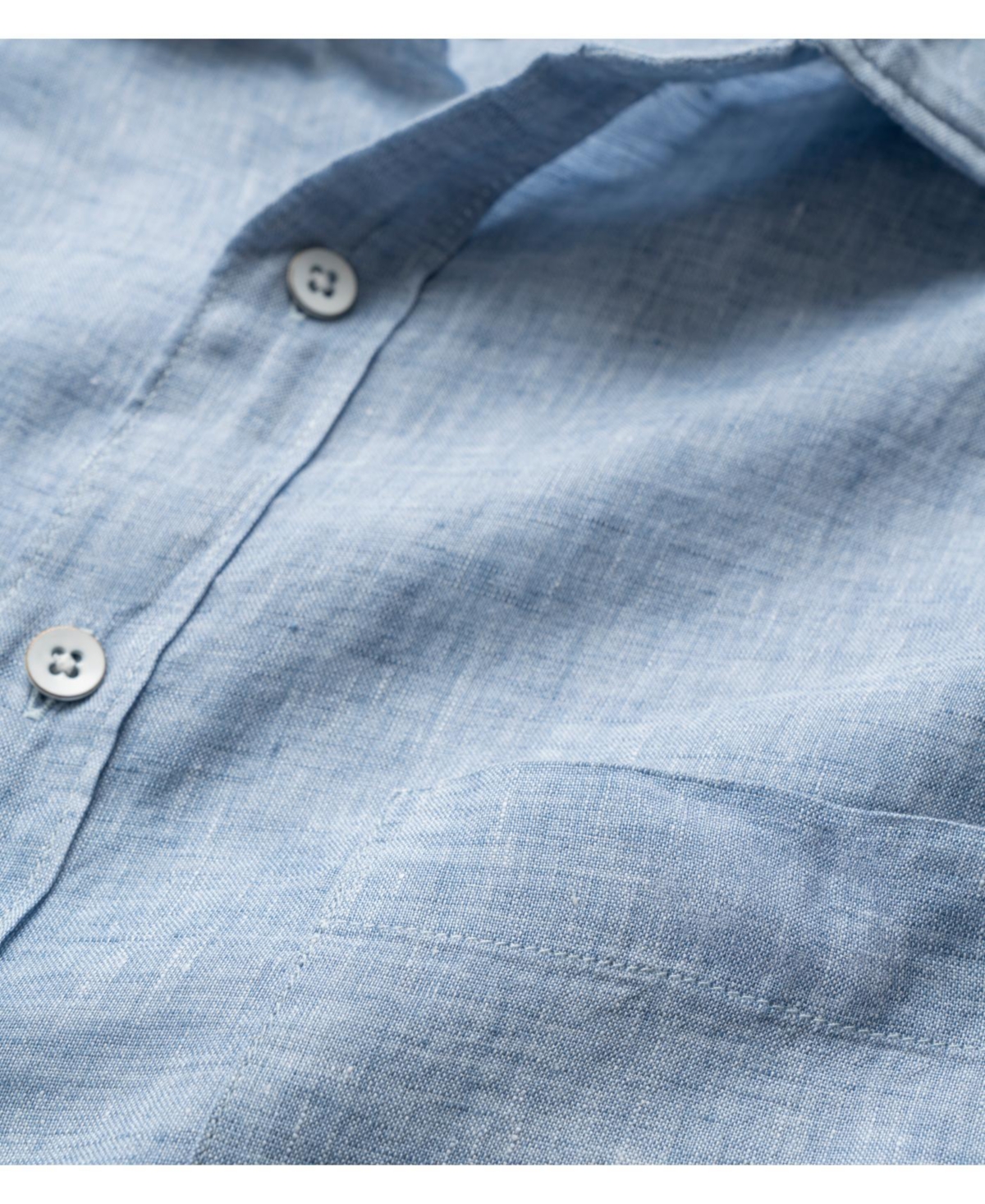 Rodd & Gunn Coromandel Button-up Linen Shirt In Blue