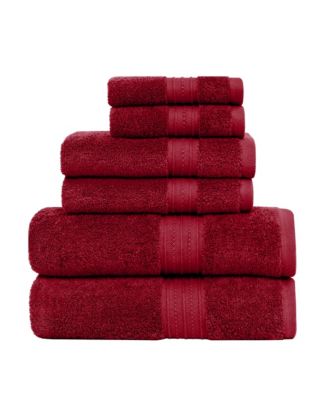 FEATHER & STITCH, NY Luna 6-Pc. Bath Towel Set - Macy's