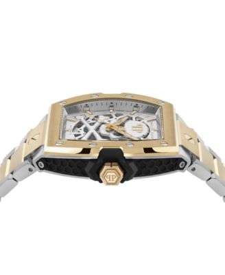Men's Automatic The Skeleton 2.0 Two-Tone Stainless Steel Bracelet Watch 44mm