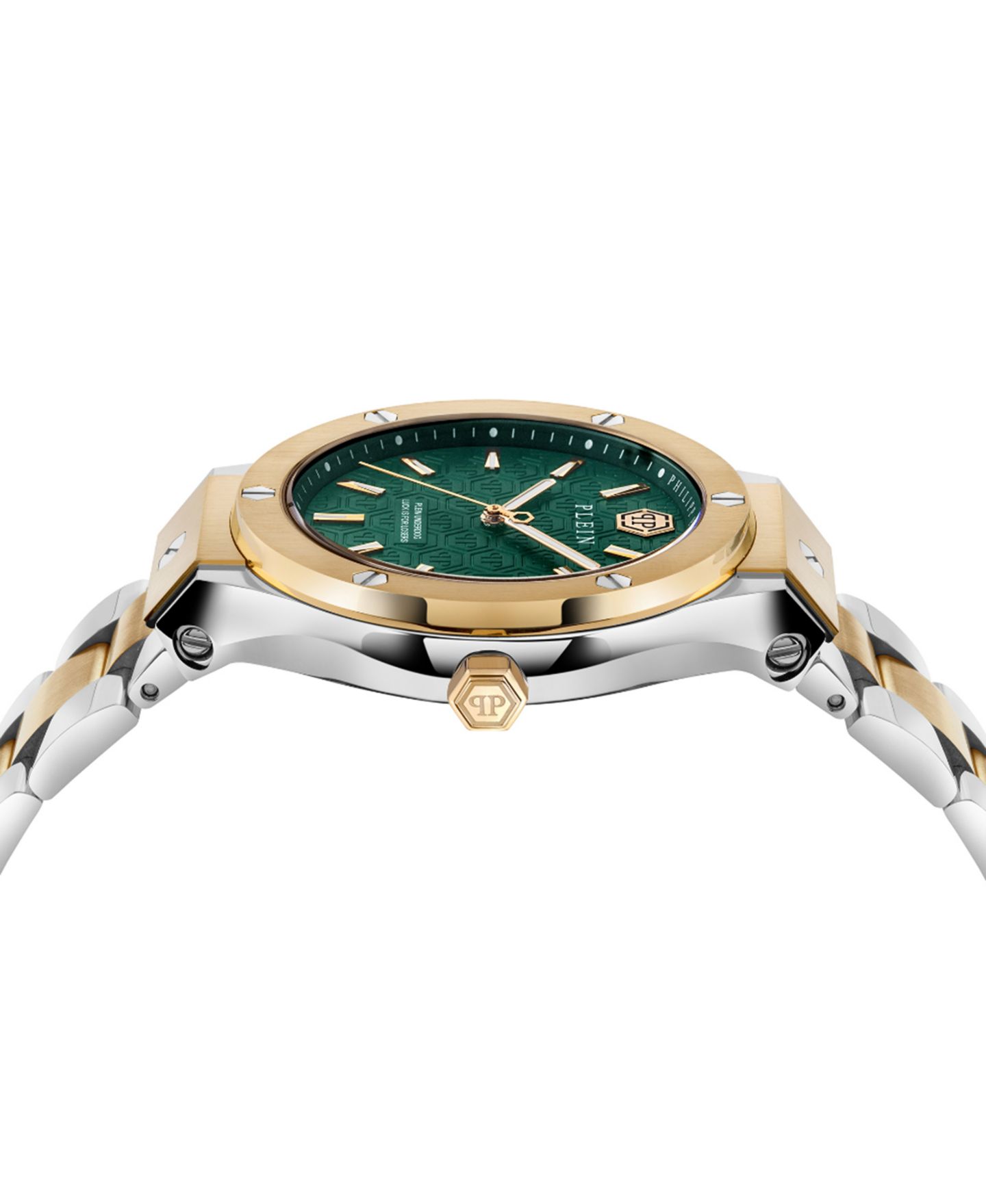 Мужские часы Philipp Plein Underdog Two-Tone Stainless Steel Bracelet Watch 44mm — фото 2