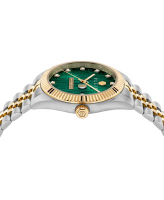 Men's Date Superlative Two-Tone Stainless Steel Bracelet Watch 41mm