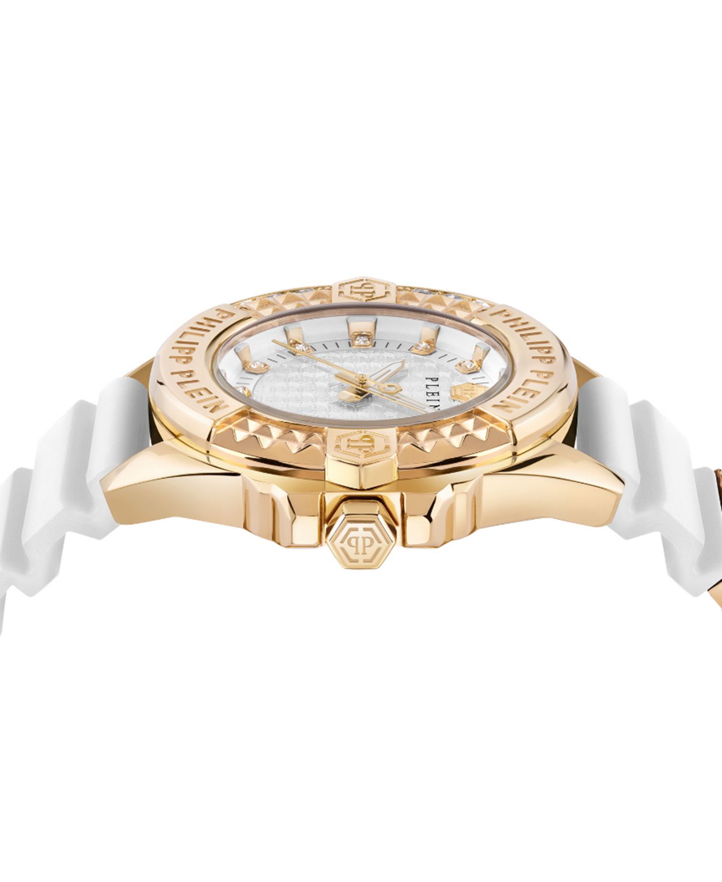 Женские часы Philipp Plein Majesty White Silicone Strap Watch 38mm — фото 2