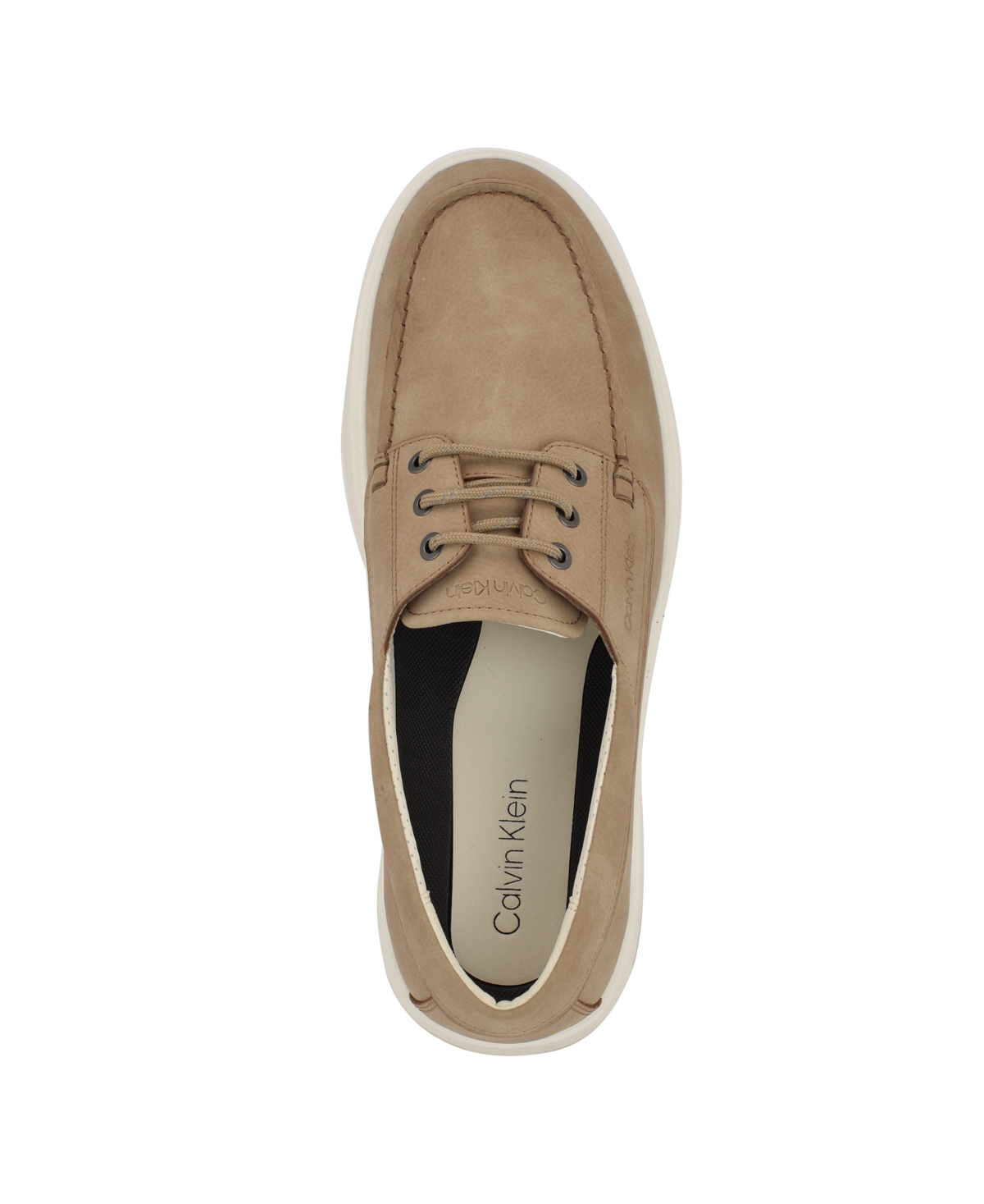 Calvin Klein Men's Januse Casual Boat Shoe In Taupe