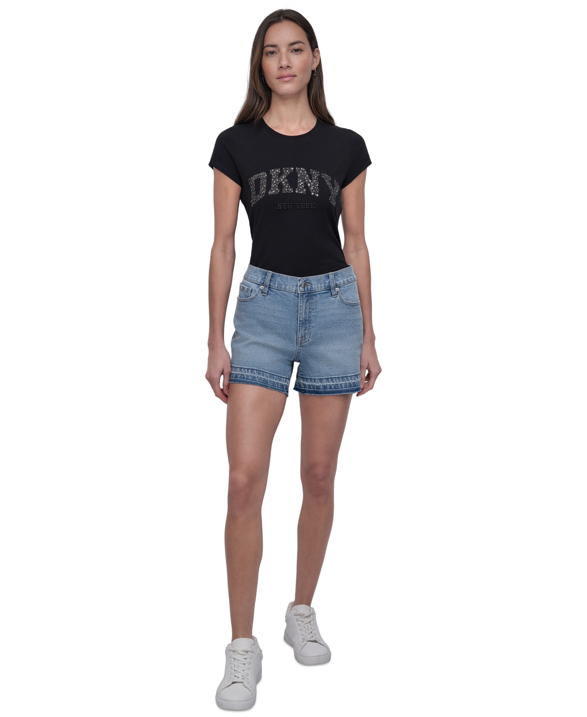 Women's Mid-Rise Released-Hem Denim Shorts - Kx7 - Reade
