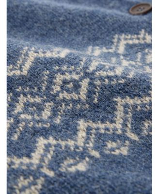 Women's Fair Isle Crew Neck Cardigan