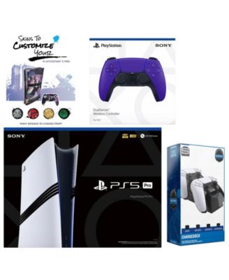 PlayStation 5 Pro with Extra  Controller, Dual Charging Dock and MightySkins Decal Voucher