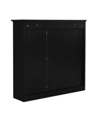 Wall-Mounted Medicine Cabinet with Mirror and Shelves (30" x 28")