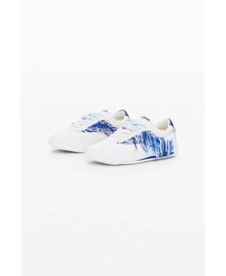 Women's Frayed fabric sneakers