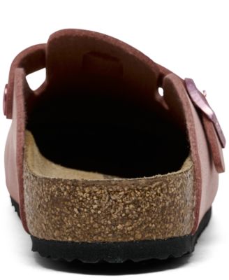 Little Girls Boston Suede Leather Clogs from Finish Line