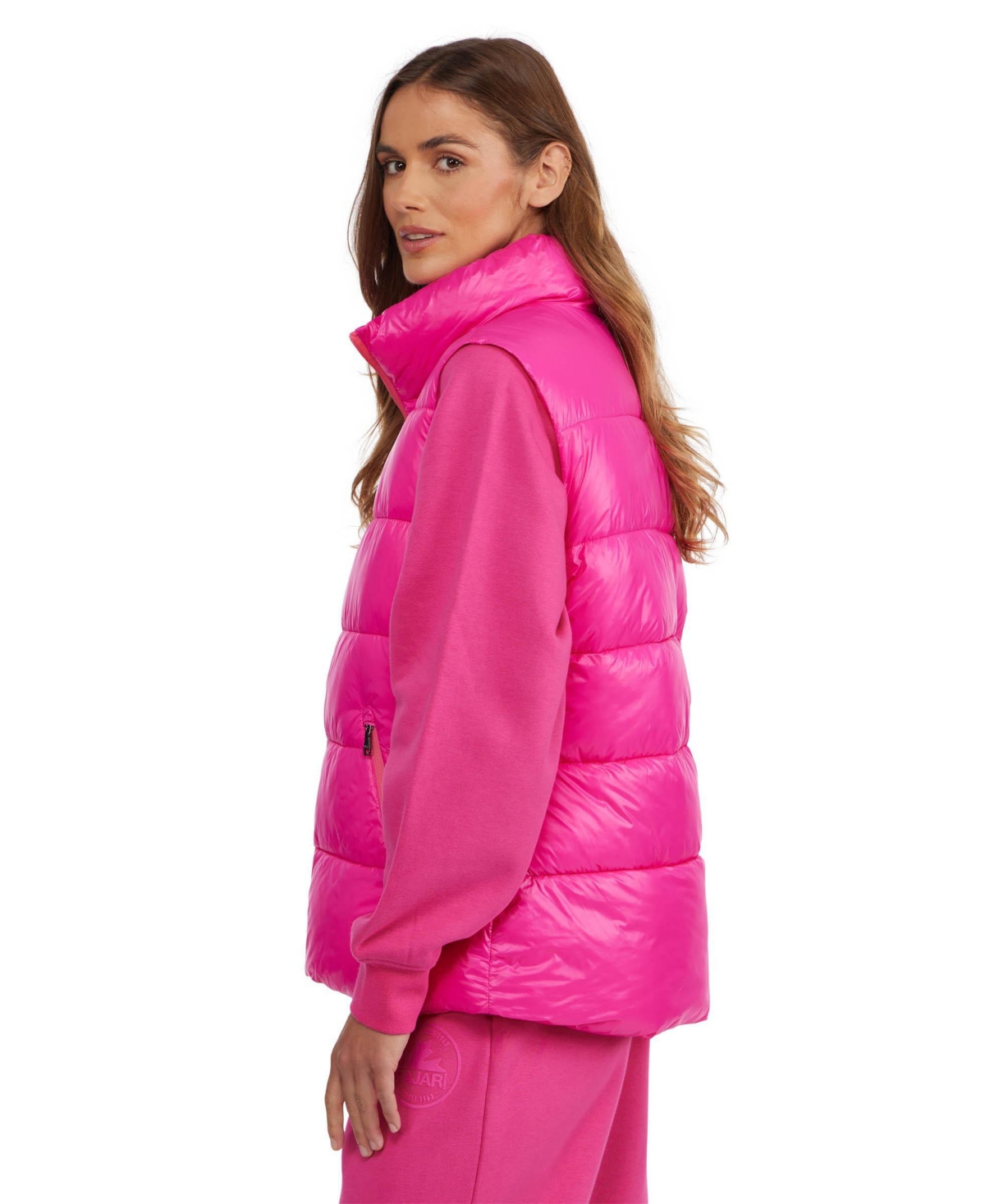 Shop Pajar Women's Felicity 3m Thinsulate Vest In Pink Glo