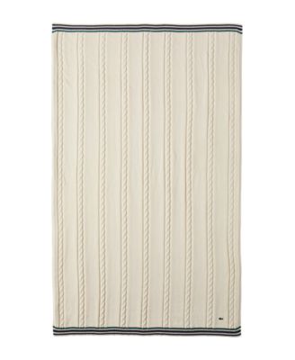 Cable Cotton Throw 50" x 70"