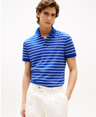 Tommy Hilfiger - Men's Regular-Fit Stripe Cotton Polo