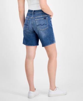 Women's Cotton High-Rise Boy Shorts