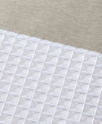 Spa Waffle 3M-Scotchgard™ Shower Curtain, 54" x  78"