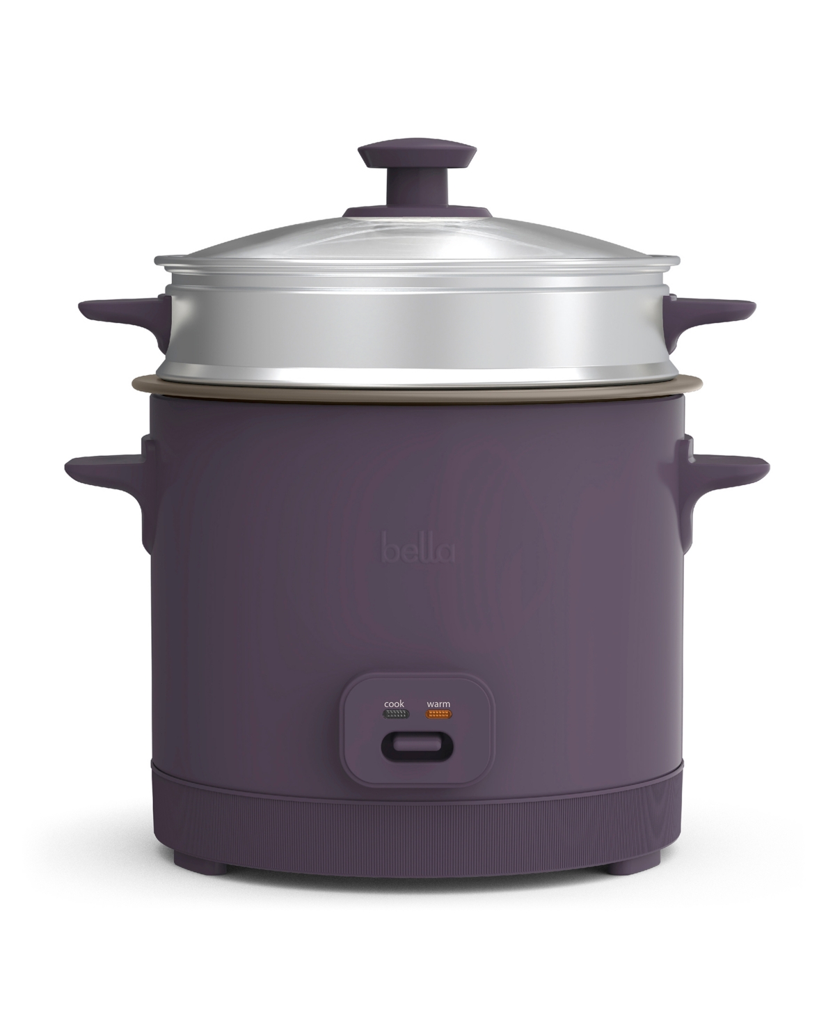 Bella 16-cup Rice Cooker With Steamer 35123 In Plum