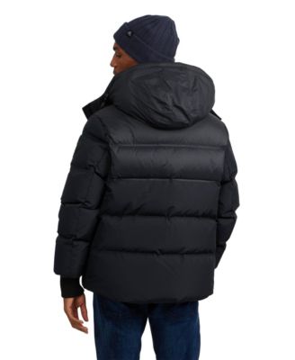 Men's Men s Comet Mixed Media Puffer with Detachable Hood