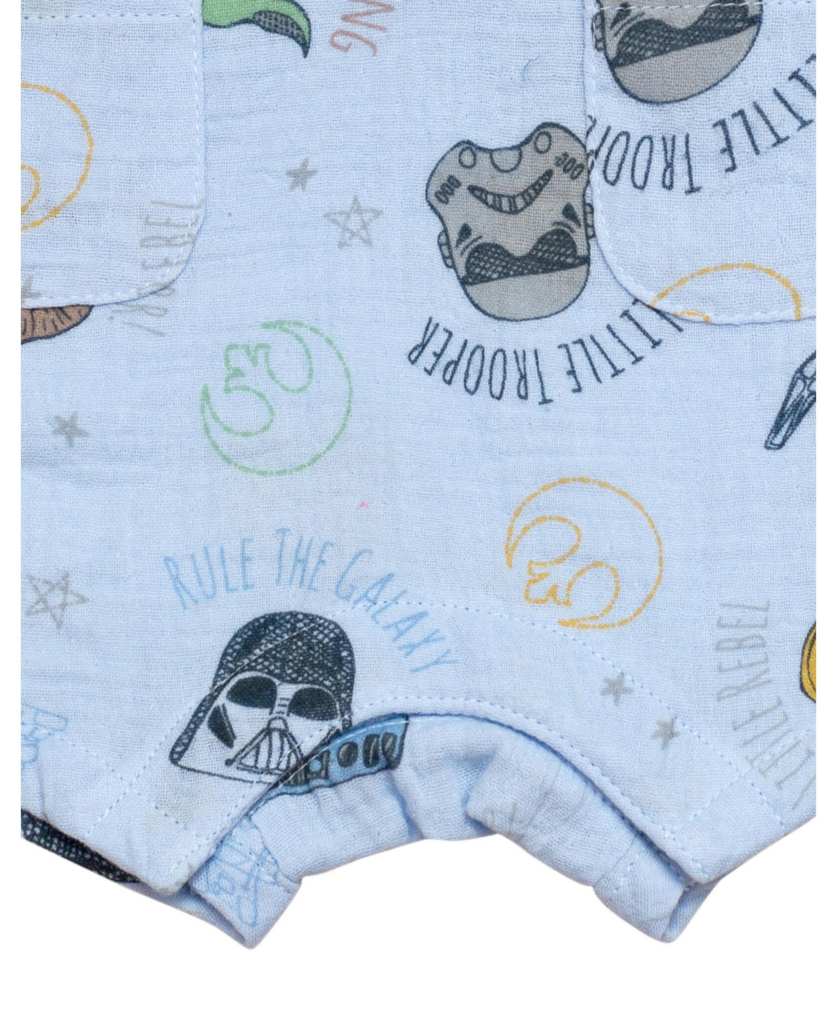 Star Wars Baby Boys Henley Sleeveless Romper