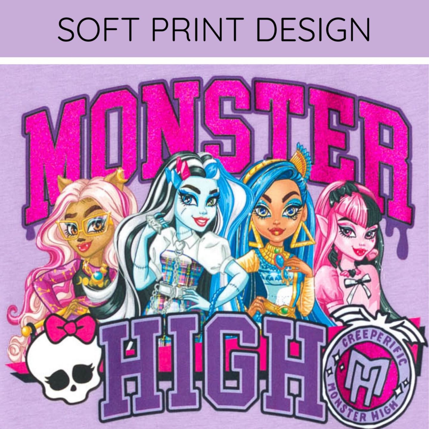 Платье Monster High Mattel Dress для девочек, цвет: Фиолетовый — фото 3