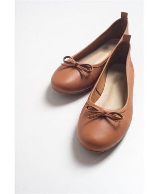 Women's Florence Leather Ballerina Flats
