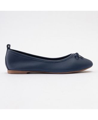 Florence Leather Ballerina Flats