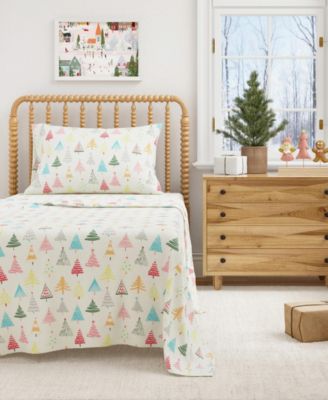 Ultra-Soft Turkish Cotton Flannel Winter Floral Print Sheet