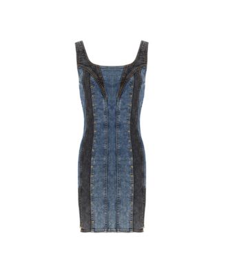 Women's Two-Tone Denim Dress