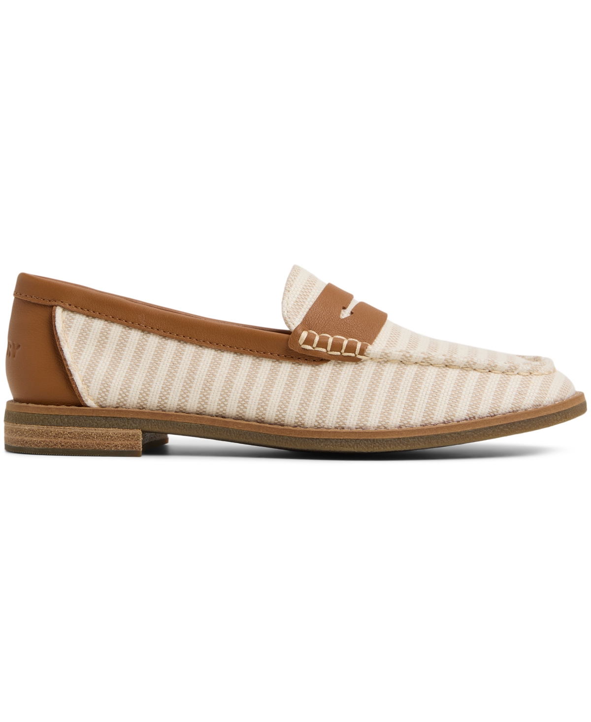 Sperry Seaport Penny Loafer In White