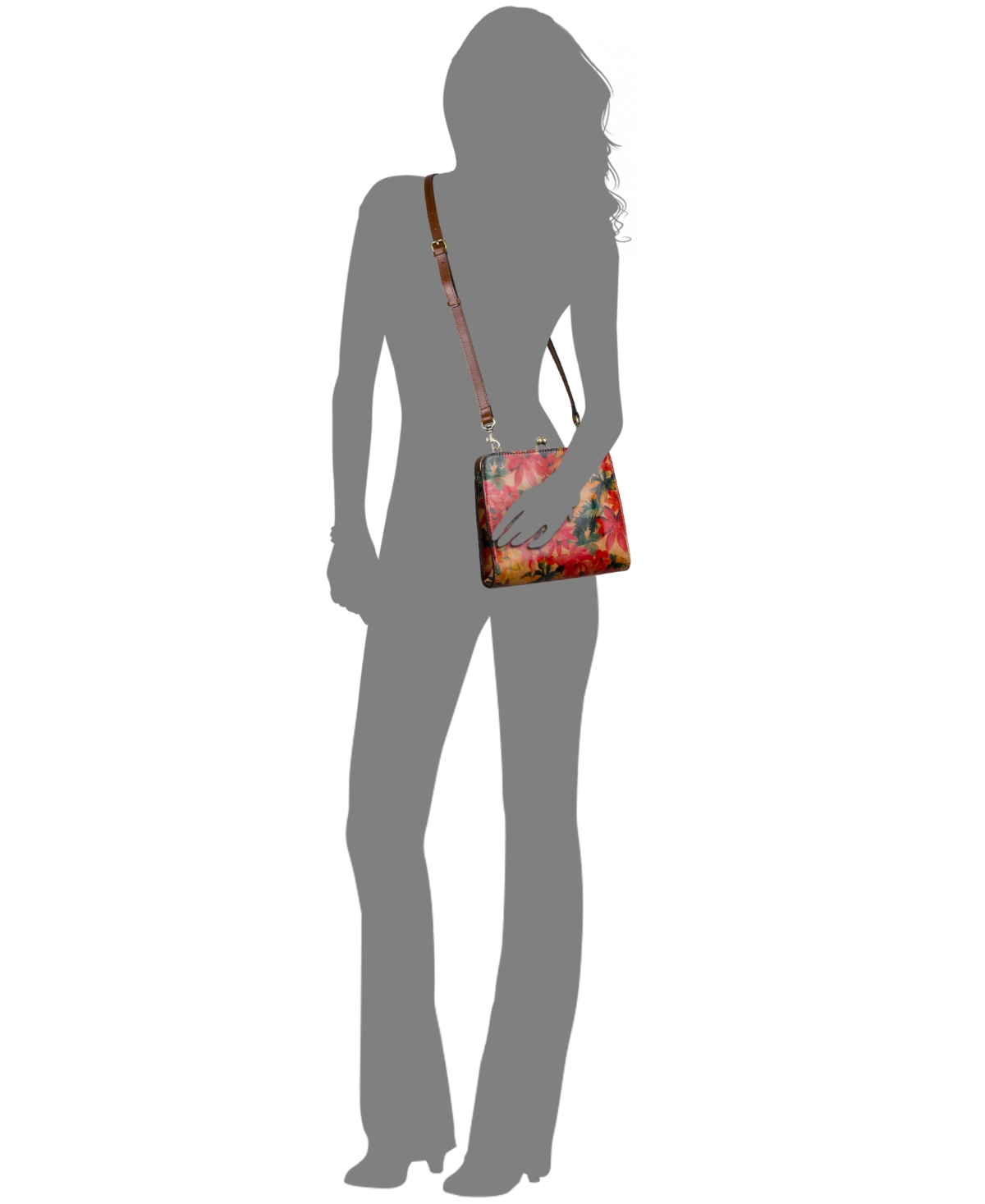 Patricia Nash Amari Frame Small Crossbody Bag In Spring Multi