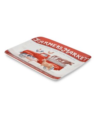 Vintage Farm Rectangular Platter