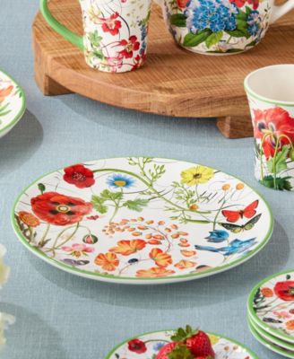 Greenhouse Dinner Plates, Set of 4, Service for 4