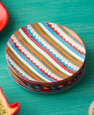 Caliente Salad Plates, Set of 6, Service for 6
