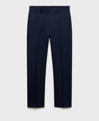 Men's Slim-Fit Tailored Trousers