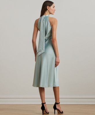 Lauren Ralph Lauren Women's Satin Charmeuse Halter Cocktail
